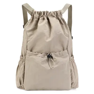 Waterproof Drawstring Backpack, Large Capacity Unisex School Bag - 8