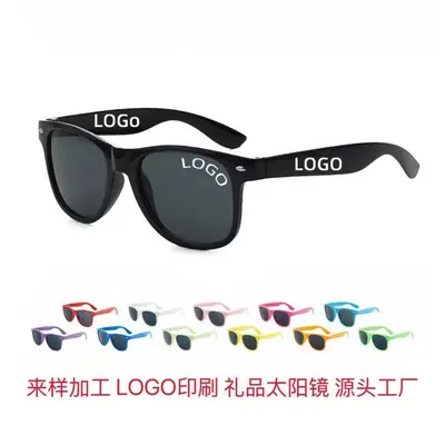 Grenzüberschreitende europäische und amerikanische Promotionsgeschenk-Sonnenbrillen Bonbonfarbe Retro 2140 Nagel-Stil bedruckbar Logo Geschenk-Sonnenbrillen