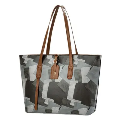 Color-Block Large Capacity Women's Tote Bag - 6