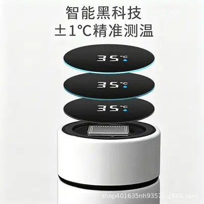 Smart Digital Display Insulated Cup, 304 Stainless Steel, Large Capacity, Temperature Disp - 5