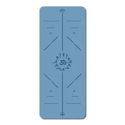 İşlenmiş ve özelleştirilmiş PU kauçuk yoga matı logosu ter emici kaymaz pozisyon çizgili yogamat spor fitness matı - 11