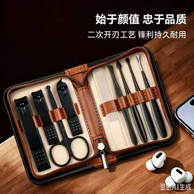 German precision nail clippers set, hawk beak design - 13