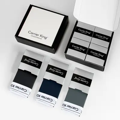 Men's Modal Boxer Briefs, Antibacterial, Breathable, Gift Box - 13