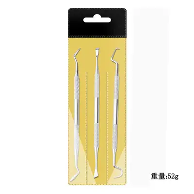 Zahnreinigungswerkzeug-Set aus Edelstahl, 6-teilig - 12