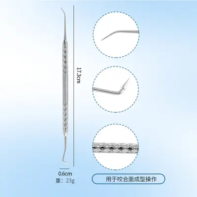 Dental tool set 8-piece, stainless steel, tartar cleaning - 9