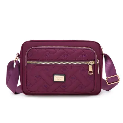 Neue Stil-Crossbody-Tasche zum Ausgehen, große Tasche für Einzelhandelstische, leichte Luxus-Kleinquadrat-Tasche, französische Kleinreisetasche, modische Oxford-Stoff-wasserdichte Geldbörse - 8