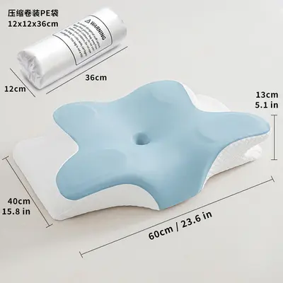 Memory-Foam-Nackenkissen, Schmetterlingsform - 9