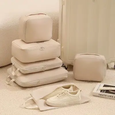 Travel compression storage bag, six-piece set