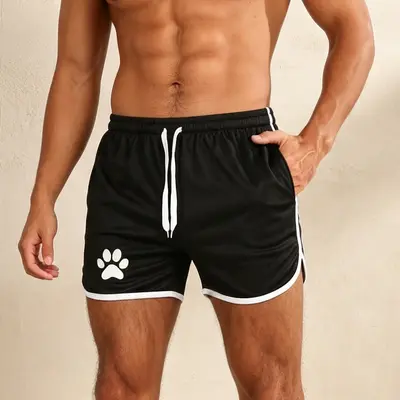 Men's Quick-Dry Running Shorts, Compression Fit, Breathable, 3/4 Length - 3