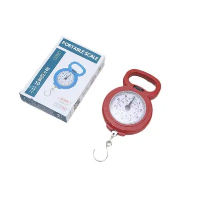 Mini portable spring scale, adjustable graduation, household