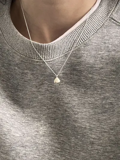 Katı Doudou Silberanhänger für Damen hochwertige Designerin Nische einfach vielseitig kühler Stil Schlüsselbein-Kette