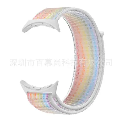 Google Pixel Watch3 Uyumlu Naylon Dokuma Kordon, 43 mm Cırt Cırtlı - 9