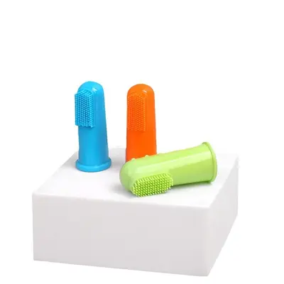 Pet Finger Toothbrush for Dogs and Cats, Teeth Cleaning