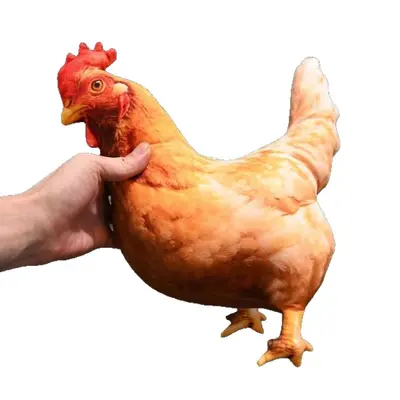 Cute Realistic Hen Plush Toy, Sleeping Companion Pillow
