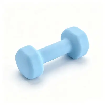 Cast iron coated dumbbells yoga children student set - 9