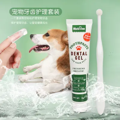 Pet toothpaste and toothbrush set for cats and dogs - 3