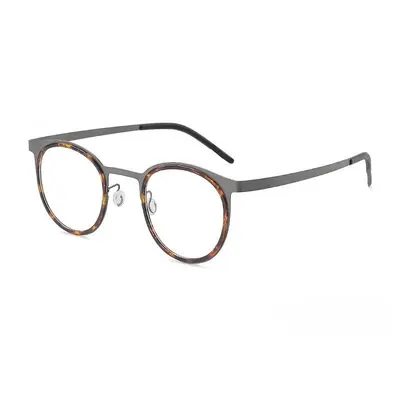 Blue Light Blocking Ultra-Light Reading Glasses, Metal Frame, Tortoiseshell - 7