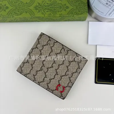 GG Supreme Short Wallet, Classic Retro Bifold, Coin Pocket, Men's Style - 13