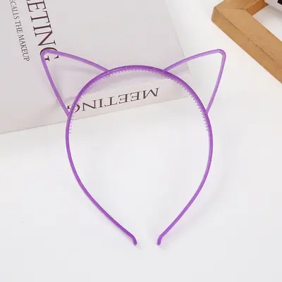 Fluorescent Cat Ear Headband, Glow-in-the-Dark Plastic for Kids - 9