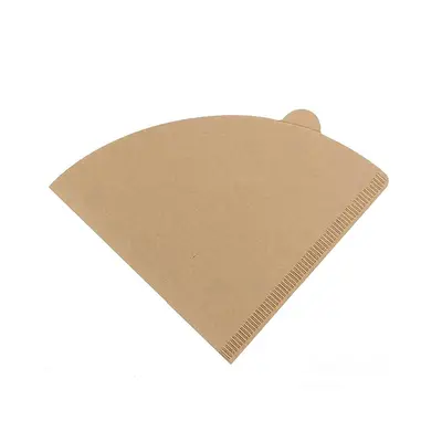 V60 Fan-Shaped Disposable Coffee Filter Paper for Pour-Over Brewing
