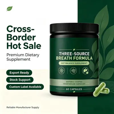 Plant Extract Dietary Capsules for Adults, Vegetarian Capsules