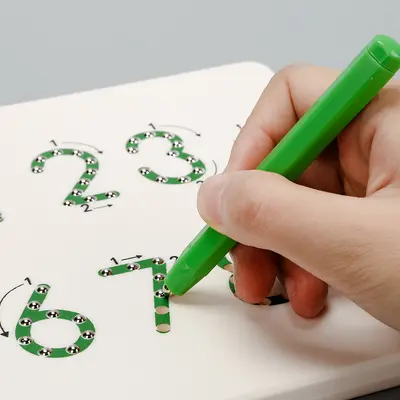 Children's Magnetic Drawing Board, Painted, Educational Writing Toy - 5