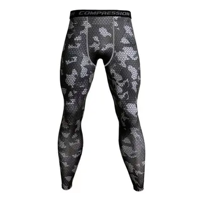 Erkek spor fitness uzun pantolon, hızlı kuruyan dar kesim - 6