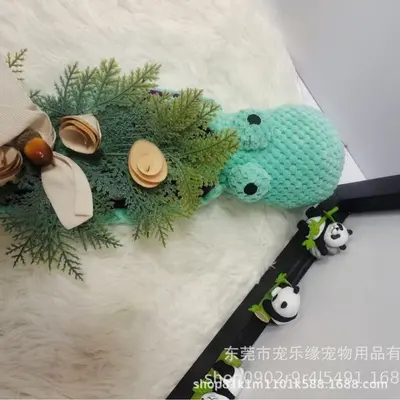 Pet Plush Rattle Dog Chew Toy, Boredom Relief, Bite-Resistant