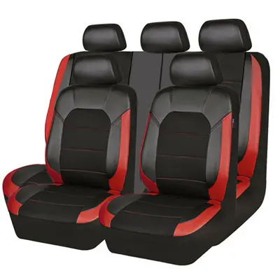 Leather Mesh Car Seat Cover, Breathable and Cool Seat Cushion Cover - 2