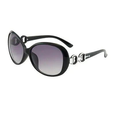 Large Frame Retro Women's Sunglasses UV Protection Round Frame - 1