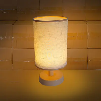Scandinavian Fabric USB Table Lamp with Remote Control LED Night Light