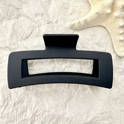 Übergroße matte Haarklammer mit Griff, quadratisch, Haiklemme für dickes Haar, hochwertige Haarspange für Damen, Haarschmuck - 7