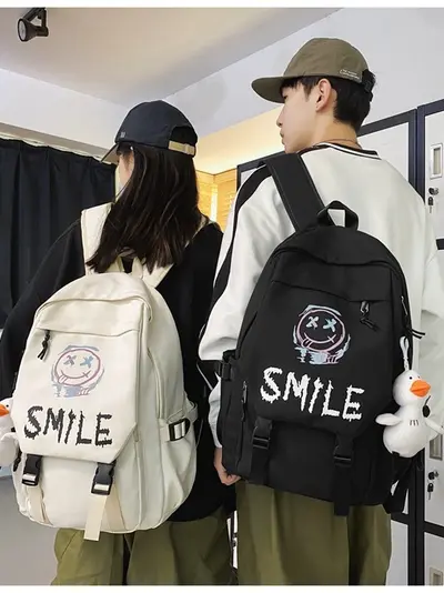 Men's Middle and High School Backpack, Laptop Compartment, Lightweight Spine-Protecting