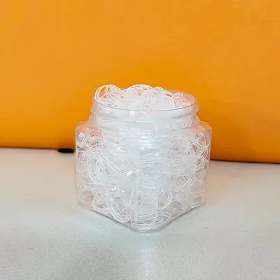Şeker kutulu saç bağı, saçı hasarlamayan tek kullanımlık lastik, güçlü esneklik - 10