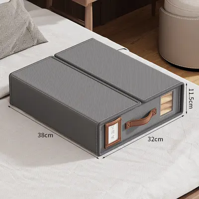 Bettwäsche-Aufbewahrungsbox, faltbar, vierteilig - 8