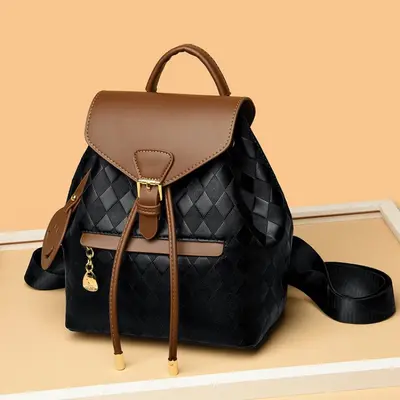 Women's Lightweight Retro Backpack, Multifunctional School and Travel Bag