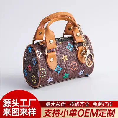 Mini Crossbody Bag Shoulder Strap Pendant Wrist Pillow Bag Earphone Case Document Pouch Cute Coin Purse Hanging Ornament Versatile