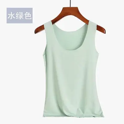 Summer Seamless Ice Silk Camisole for Women, Korean Style Straps