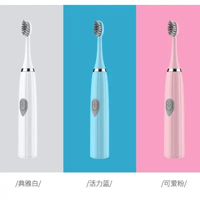 Adult Smart Sonic Electric Toothbrush Waterproof Rechargeable Couple Set