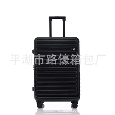 Expandable 20-Inch Unisex Trolley Suitcase with Combination Lock, Large Capacity - 8
