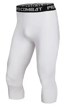 Basketball Training Compression Tights, High Elasticity, Quick-Dry Capri Pants - 12