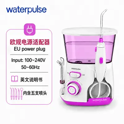 Amazon sınır ötesi Waterpulse diş durulama cihazı, ev tipi elektrikli diş ipi, diş temizliği - 8
