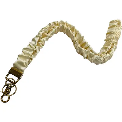 Large loop lanyard ID badge holder with metal buckle and long neck strap - 7