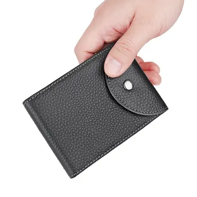 Genuine Leather Driver's License and Vehicle Document Holder, 2-in-1 Multi-Slot - 6