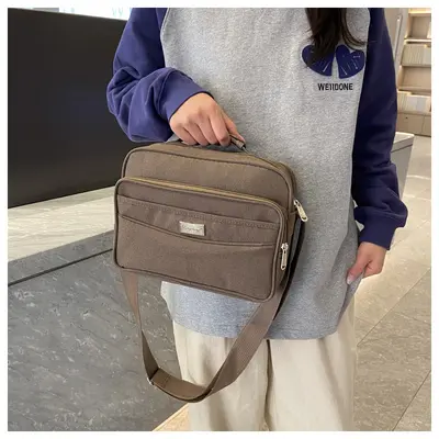 Durable Oxford Cloth Cashier Bag, Multi-Layer Outdoor Work Bag - 5