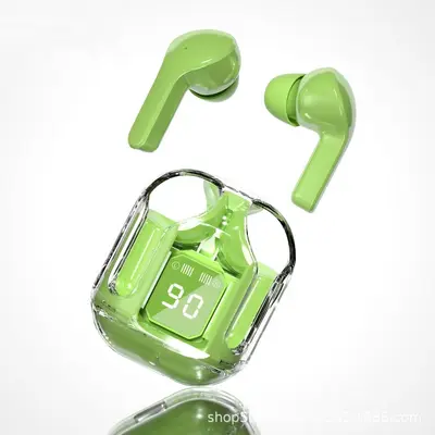 Cross-border generation bestselling transparent new digital display Bluetooth earbuds in-ear dual stereo charging case without 1st generation - 10