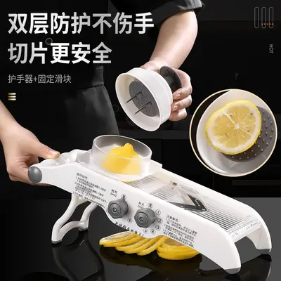 Multi-function vegetable cutter with potato ricer and lemon slicer - 3