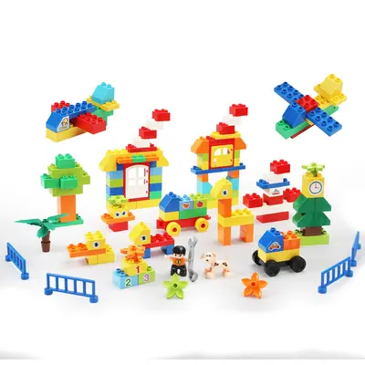 LEGO Duplo Compatible Large Building Blocks, Educational Toy for Ages 2-6 - 6