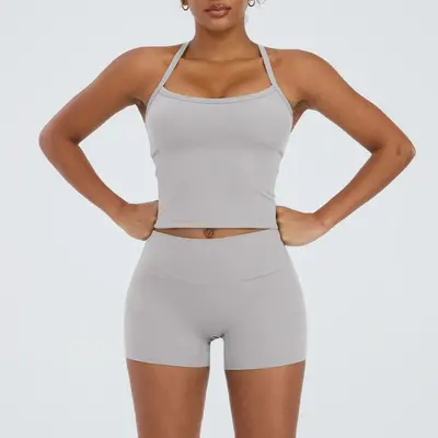 8519 Yoga Wear Set, Quick-Dry Women's Running and Fitness Clothing - 9