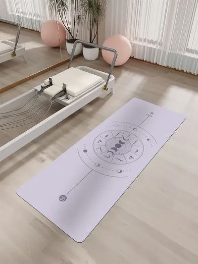 PU Kauçuk Yoga Matı, 2. Nesil Geniş, Aşınmaya Dayanıklı ve Kaymaz, Hindistan Cevizi Kabuğu - 2